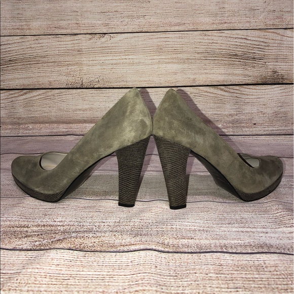 Nine West Shoes - Nine West Grey Suede Pumps